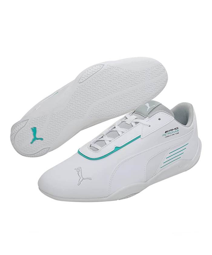 Puma Brand Unisex-Adult Mapf1 R-cat Machina Casual Sports Shoes 306846 03 (White/S.Green)