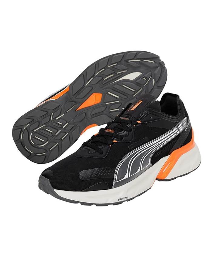 Puma Brand Mens Pwrframe Aerogram Blaze Sneaker Sports Shoes 387038 02 (Black/Orange)