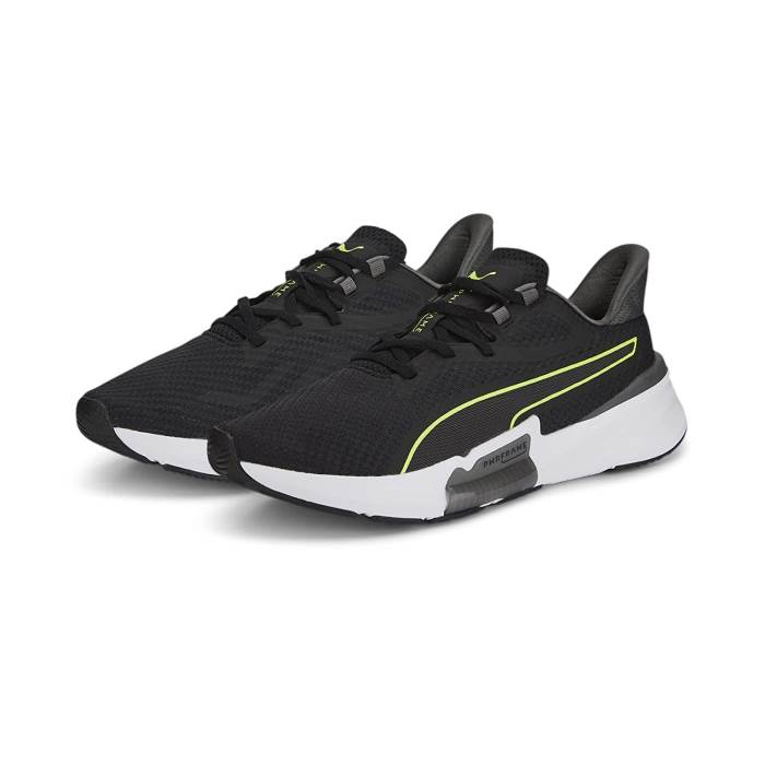 Puma Brand Mens Original PWRFRAME Outdoor Camo Training Sports Shoes 376049 08(Black/Lime)