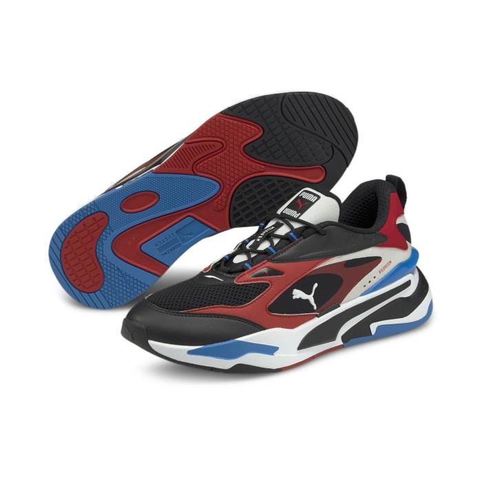 Puma Brand Mens Original RS-FAST Running Sports Shoes 380562 08 (Black/Red)