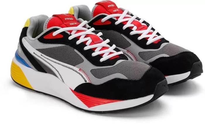 Puma Brand Mens RS-Metric Casual Sneakers Sports Shoes 386169 04 (Black/Multi)