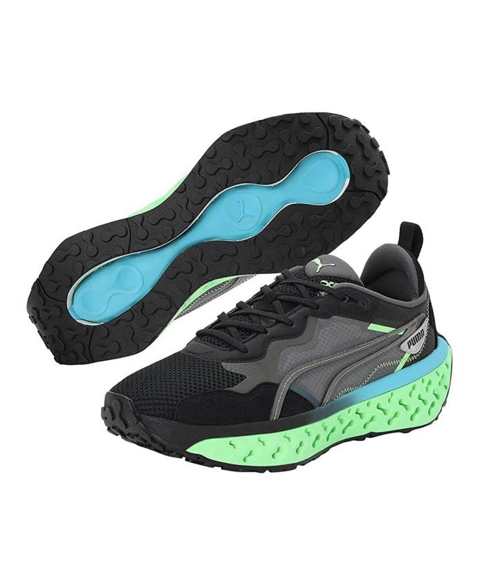 Puma Brand Mens Xetic Sculpt Beyond Sneaker Sports Shoes 387658 02 (Black/Lime)