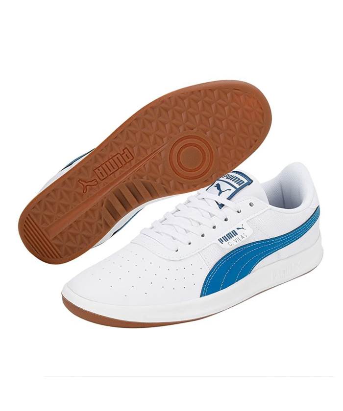 Puma Brand Mens G.Vilas-2 Core Idp Sneakers Shoes 363310 15 (White/Blue)