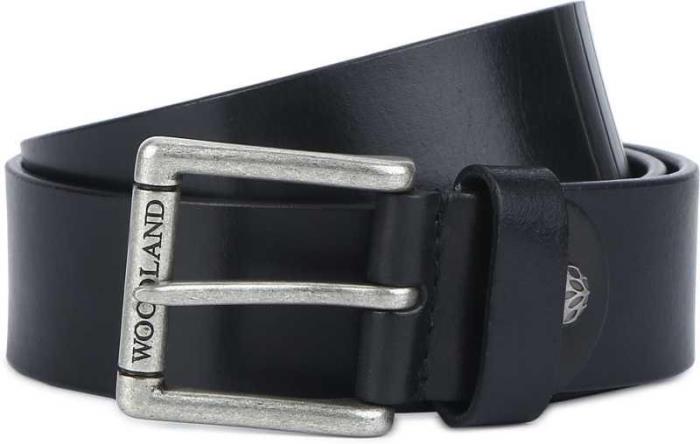 Woodland Brand Men`s BT1054004 Casual Pure Leather Belt (Black)