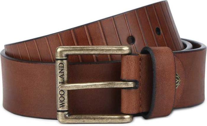 Woodland Brand Men`s BT1054041 Casual Pure Leather Belt (Tan)