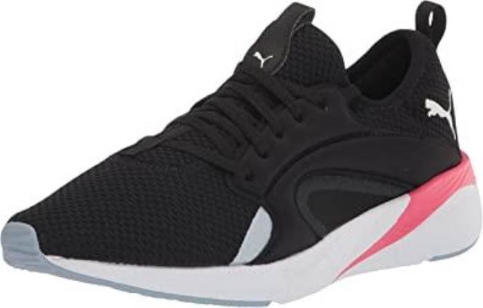 Puma Brand Womens Better Foam Adore Sneaker Laced Slipons Sports Shoes 195338 05 (Black/Pink)