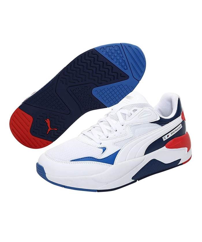 Puma Brand Unisex BMW MMS X-ray Speed Sneaker Sports Shoes 307174 02 (White/Multi)