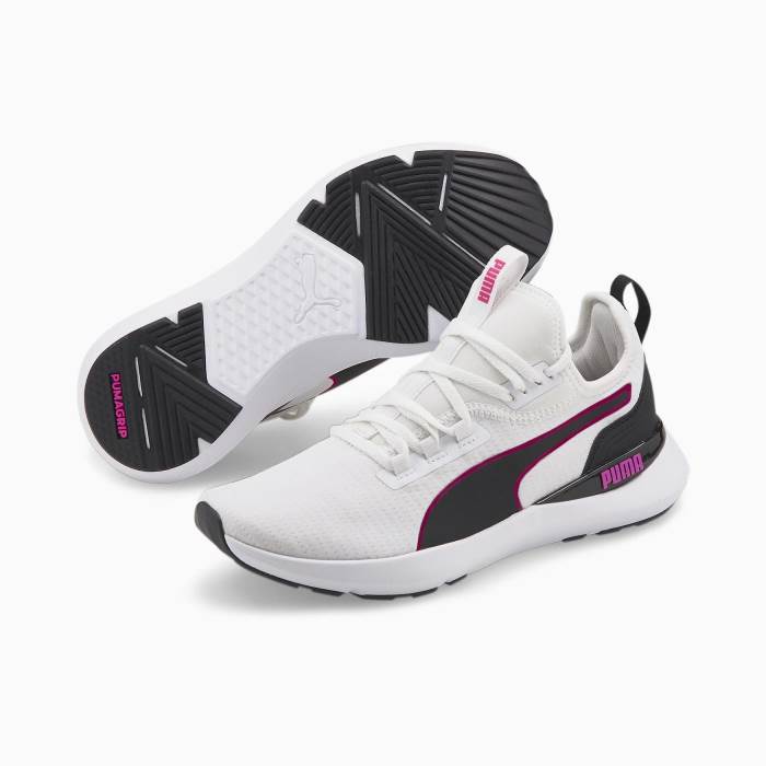 Puma Brand Womens Pure XT Training Running Sports Shoes 195328 08 (White/Black/Purple)