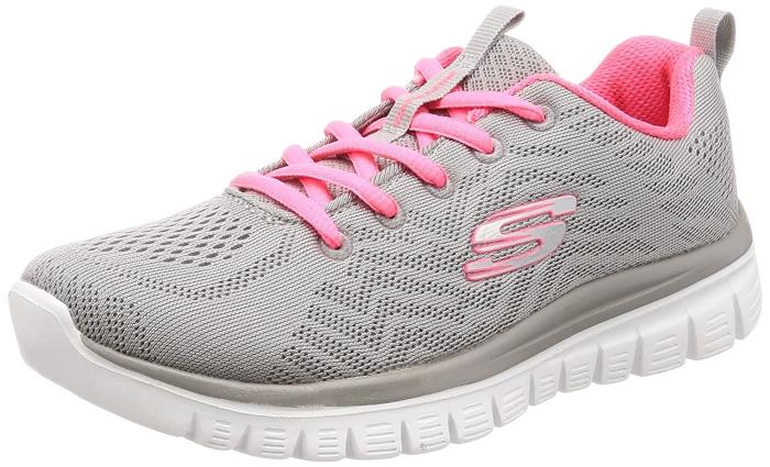 Skechers Brand Womens Memory Foam Laced Sports Shoes 12615