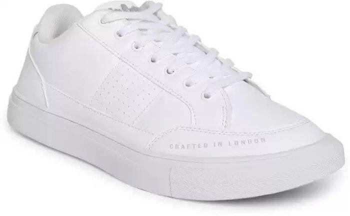 Lee Cooper Brand Mens Original White Synethic Casual Sneaker LC3760A (White)