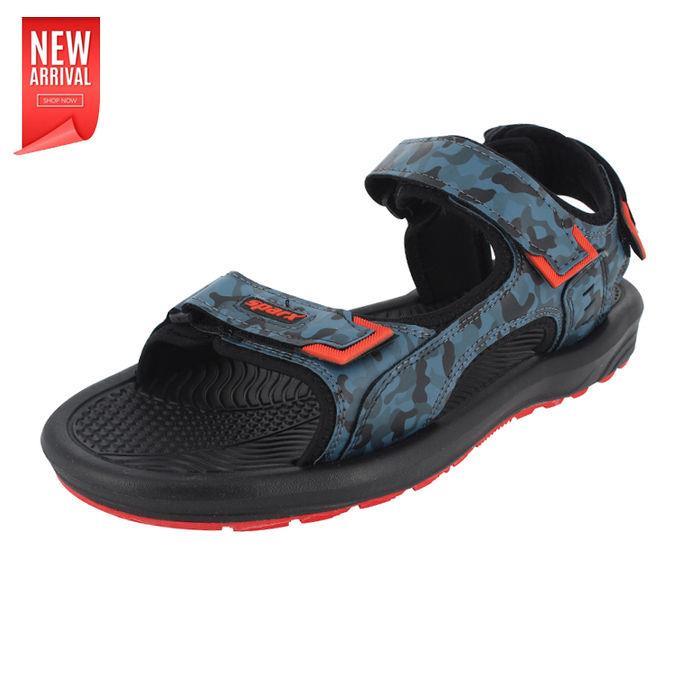 Sparx Brand Mens Casual Sports Sandal Backstrap SS-520 (Grey/Black)