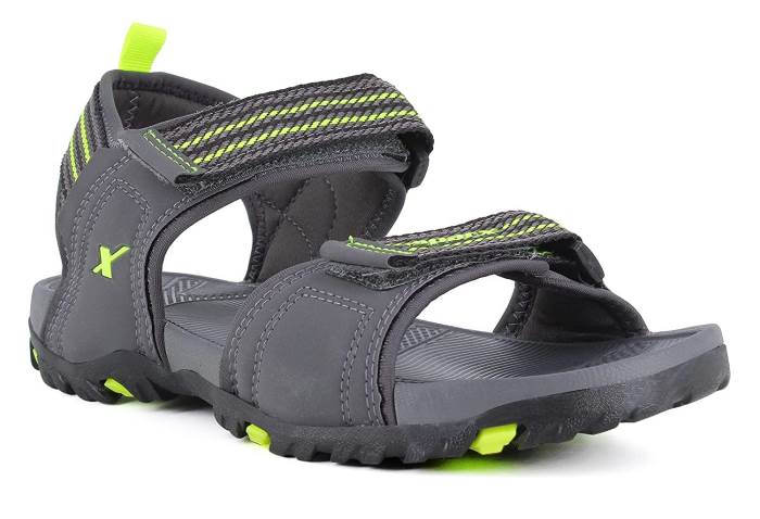 Sparx Brand Mens Casual Floaters Sandals SS-562 (D.Grey/N.Grey)