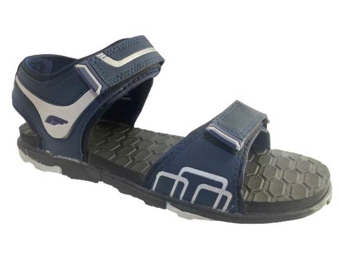 Bata Brand Men`s Foot Thrill Sports Sandal 861-9448 (Navy/L.Grey)