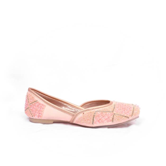 Carrie Brand Womens Ethnic Mojaris J43Jutti (Pich)