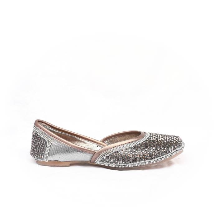 Carrie Brand Womens Ethnic Mojaris J85Jutti (Grey)