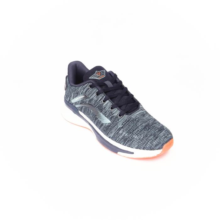 Columbus Brand Mens Casual Running Laced Sports Shoes Cello (Grey/T.Blue/Orange)