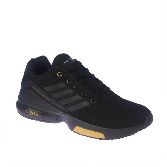 Columbus Brand Mens Casual Running Laced Sports Shoes Legender (Black/Gold)