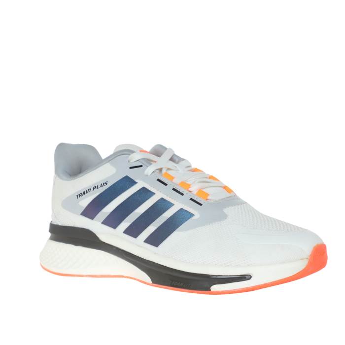 Columbus Brand Mens Casual Running Laced Sports Shoes Pulse (White/Orange)