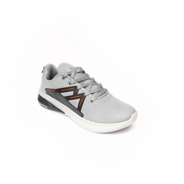 Columbus Brand Mens Casual Running Laced Sports Shoes Solar (Grey/Orange)