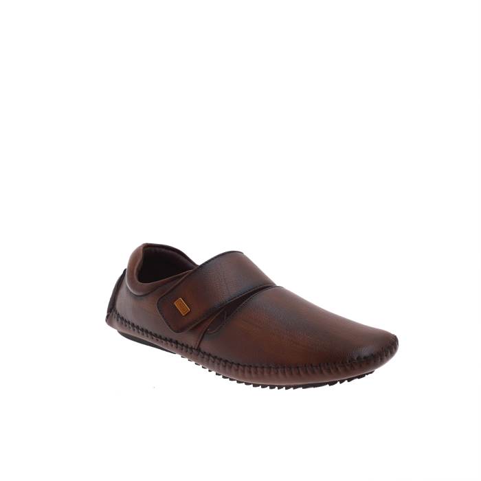 Lee Fox Brand Mens Roman Casual Sandal Rom-19 (Brown)