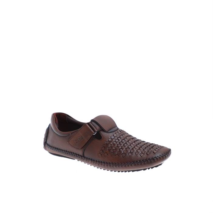 Lee Fox Brand Mens Roman Casual Sandal Rom-22 (Brown)