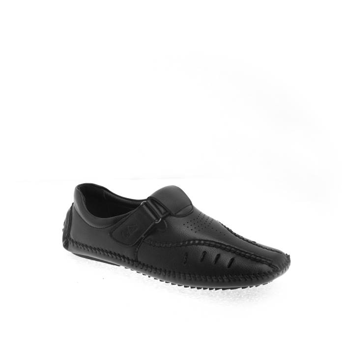 Lee Fox Brand Mens Roman Casual Sandal Rom-30 (Black)