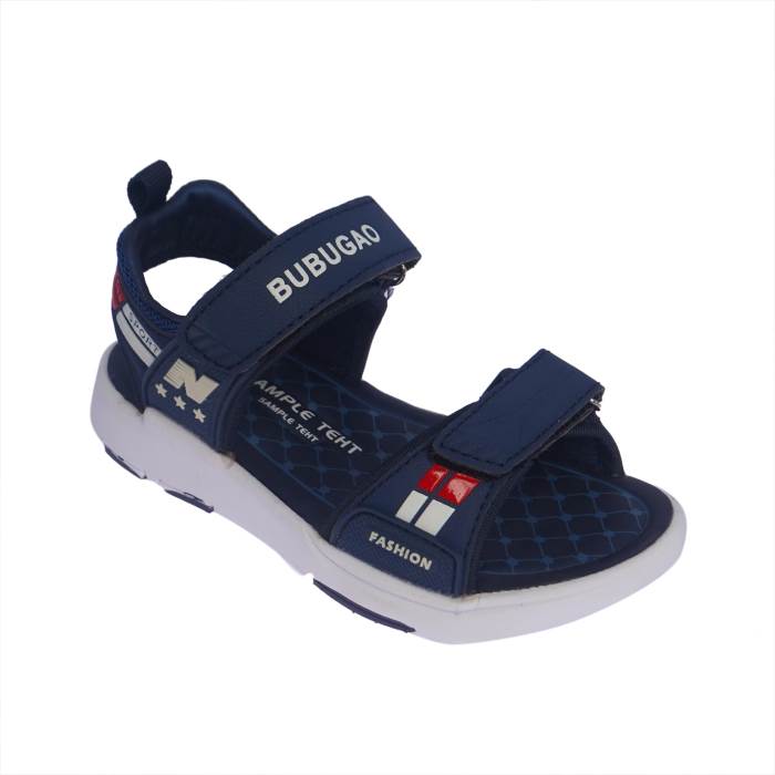 Rajashoes Brand Kids Sports Backstrap Sandal /Flipflop / Slipper 7202 (Blue)