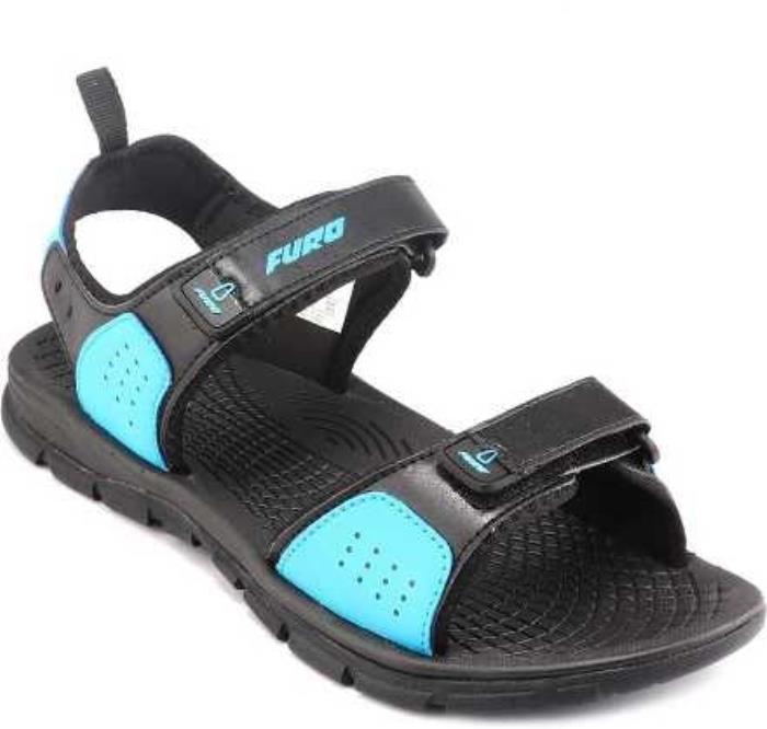 Furo Brand Mens Casual Sports Sandal SM-123 (Black)