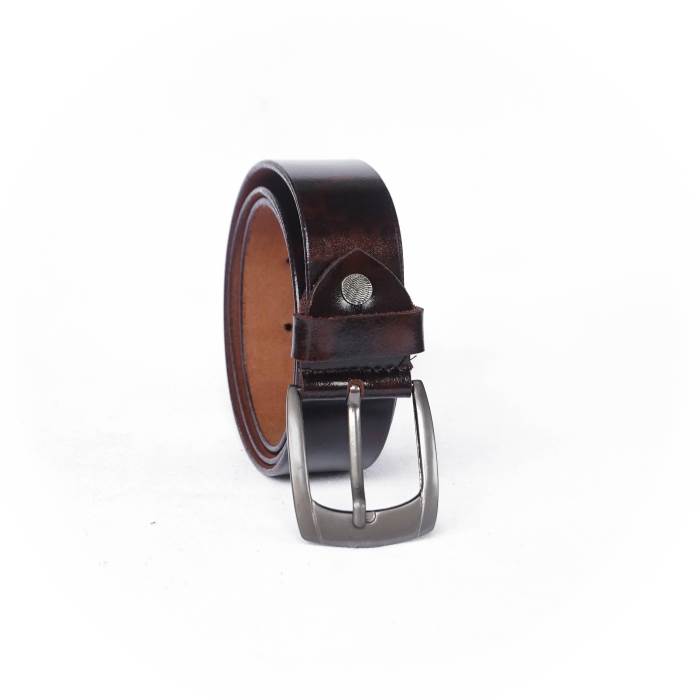 Woops Brand Mens Original Leather Casual Belt 167 (Brown)