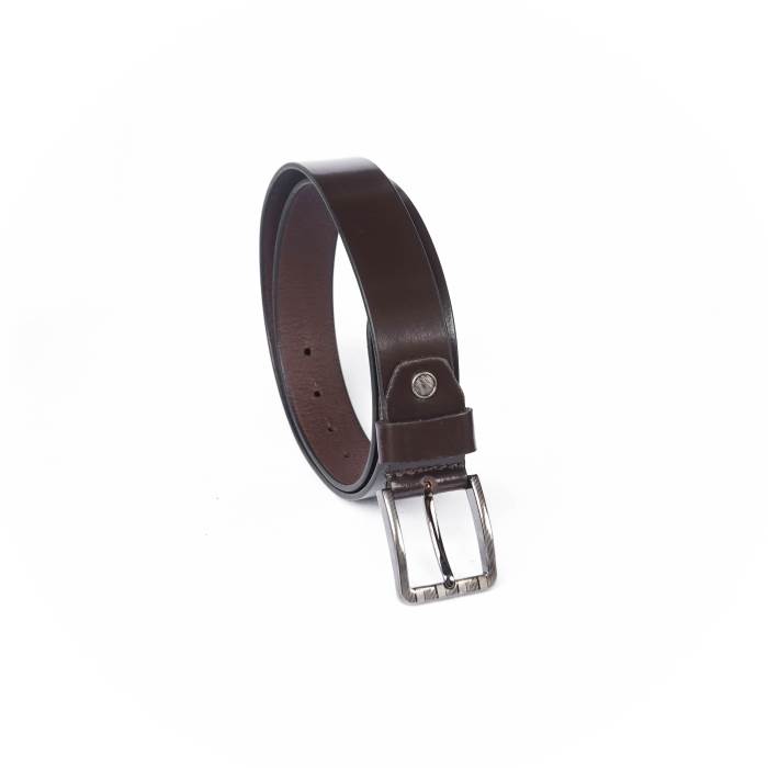 Woops Brand Mens Original Leather Casual Formal Belt 192-4 (Brown)