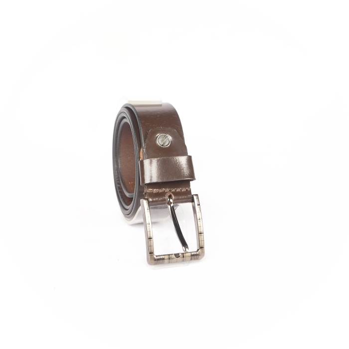 Woops Brand Mens Original Leather Casual Formal Belt 192-2 (Brown)