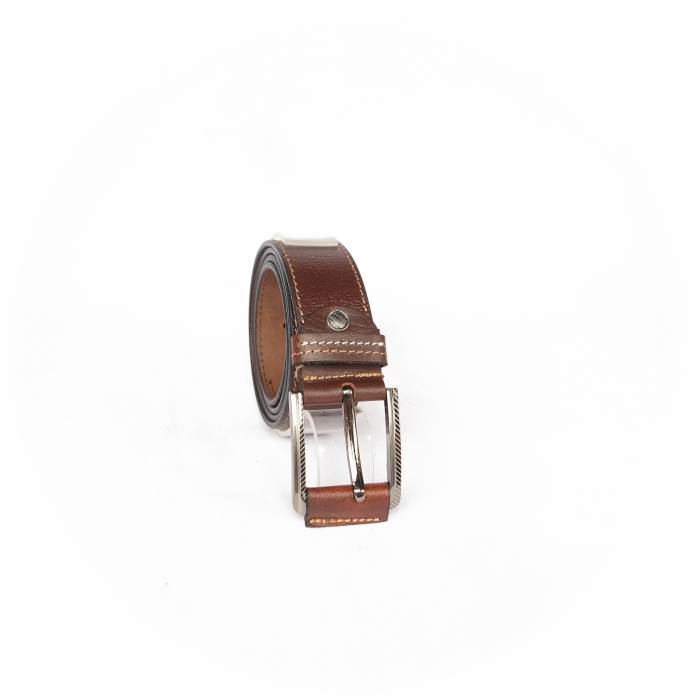 Woops Brand Mens Casual Leather Belt 196-3 (Tan)