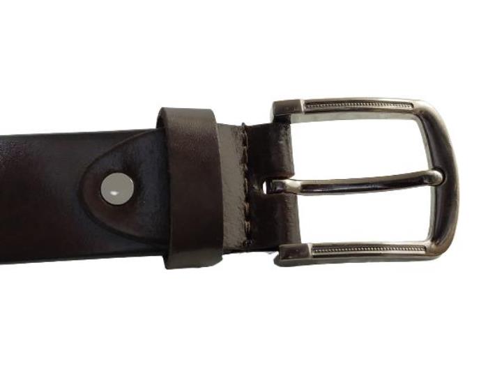 Woops Brand Men`s C.G Formal Belt (Black)