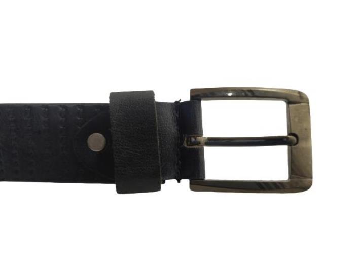 Woops Brand Men`s Heavy kanta-2 Formal Belt (Black)