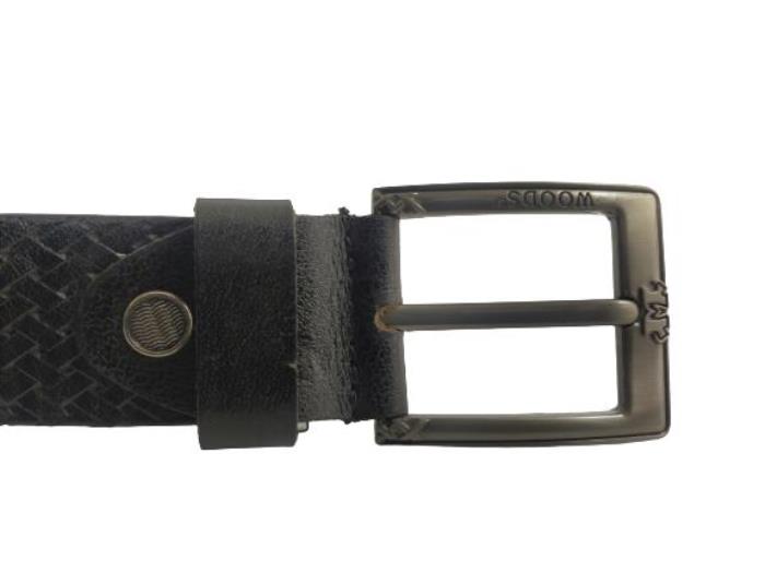 Woods Brand Men`s Heavy Kanta Formal Belt (Black)