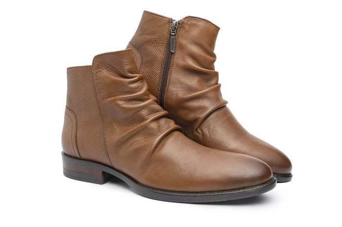 Pierre Cardin Brand Men Casual Leather Long Chain Boots Shoes PC5012 (Tan)