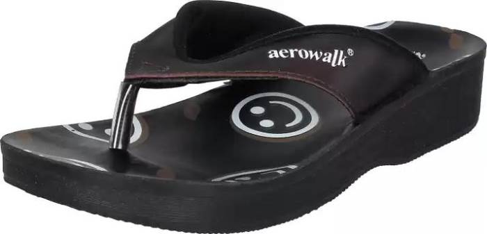 Aerowalk Brand Womens Flat Foot Pain Relief Slipper 0895 (Copper)