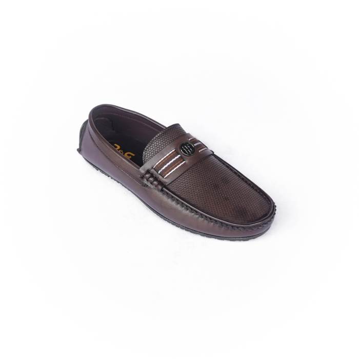 Walkers Brand Mens Slipons Casual Loafers Shoes 4031 (Brown)