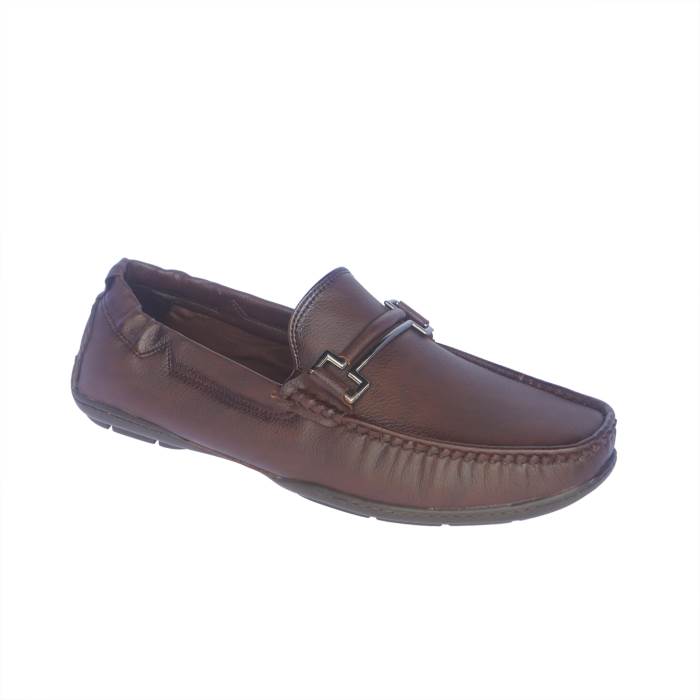 Walkers Brand Mens Slipons Non Leather Casual Loafers Shoes 5701 (Brown)