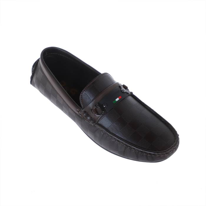 Walkers Brand Mens Non Leather Slipons Casual Loafers 7006 (Brown)