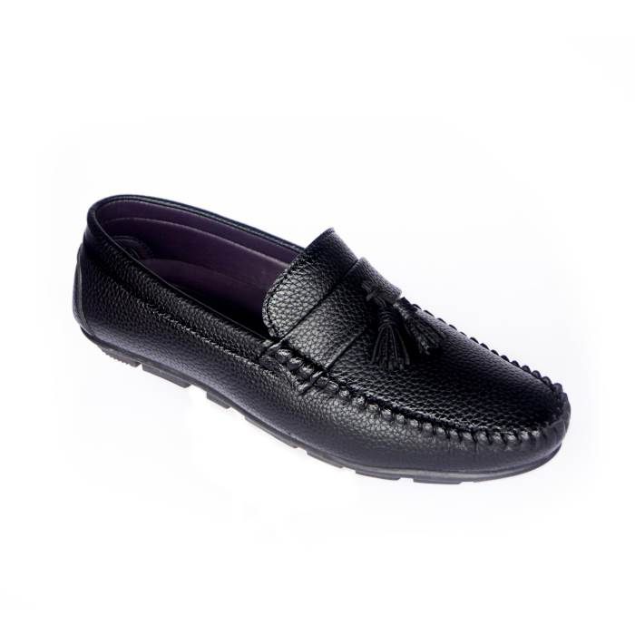 Walkers Brand Mens Slipons Casual Loafers Shoes BT-724 (Black)