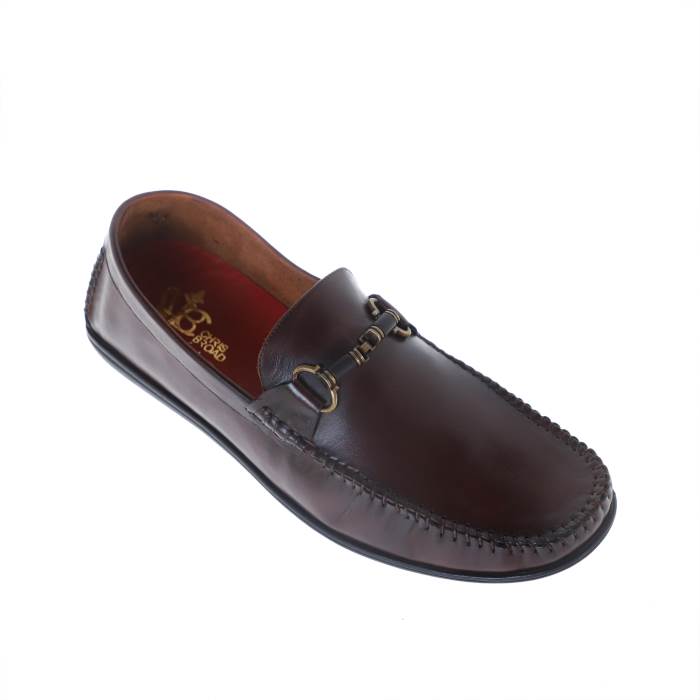 Chris Broad Brand Mens Casual Leather Slipons Loafers Rodio-6 (Brown)
