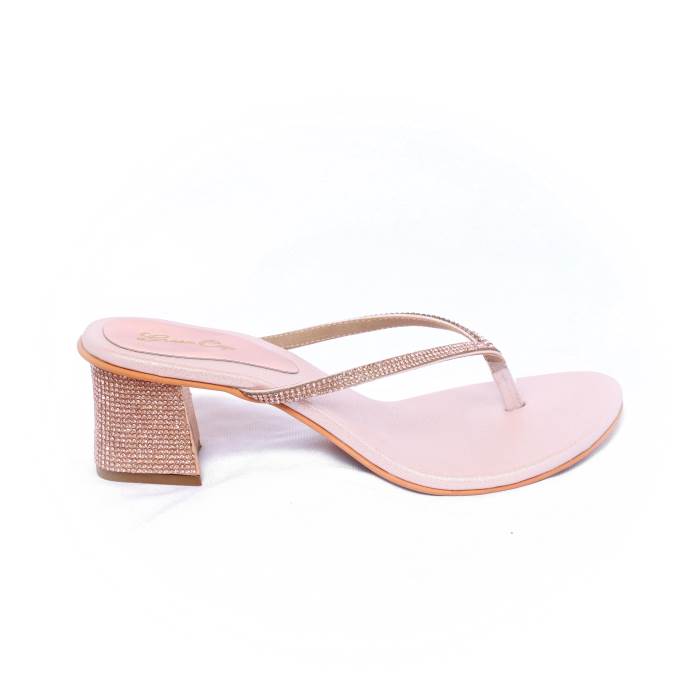 Green Cap Brand Womens Party Wedding Heel Slipons Sandal A95-22 (Sultan)