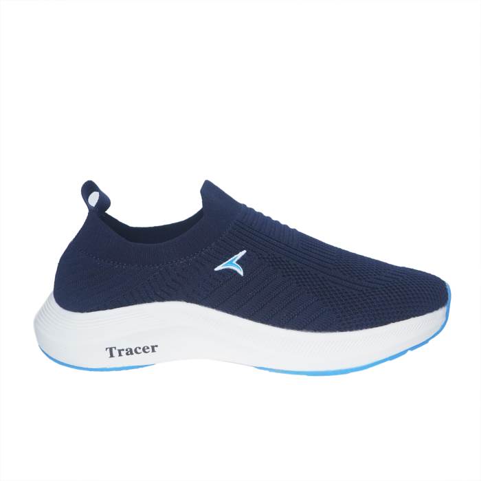 Tracer Brand Womens Walking Sports Slipons Shoes Edge-L-1411 (Navy/Sky)
