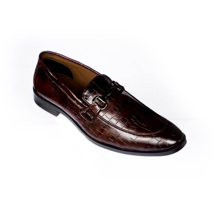 Shooez Brand Mens Slipons Casual Formal Moccasin Loafers 5110 (Brown)