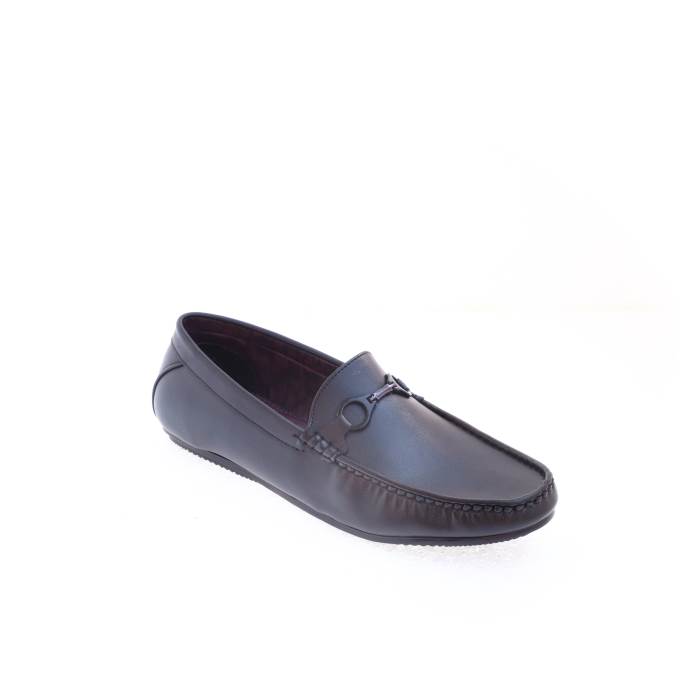 Try It Brand Mens Slipons Casual Loafers 745 (Black)