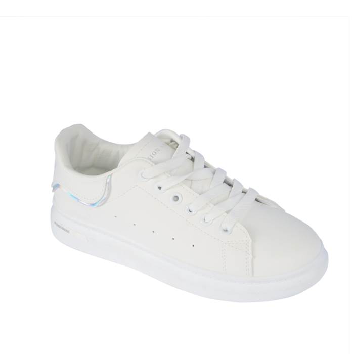 Carrie Brand Womens Casual Sneaker Shoes B163 (White)