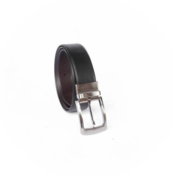 Raja Brand Mens Formal Leather Reversable Belt RAJA-31 (Black / Brown)