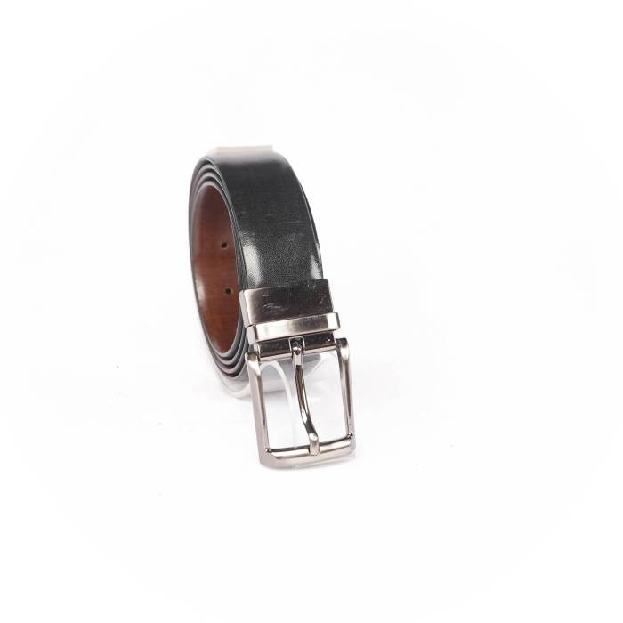 Tops Brand Mens Formal Leather Reversable Belt RAJA-32 (Black/Brown)