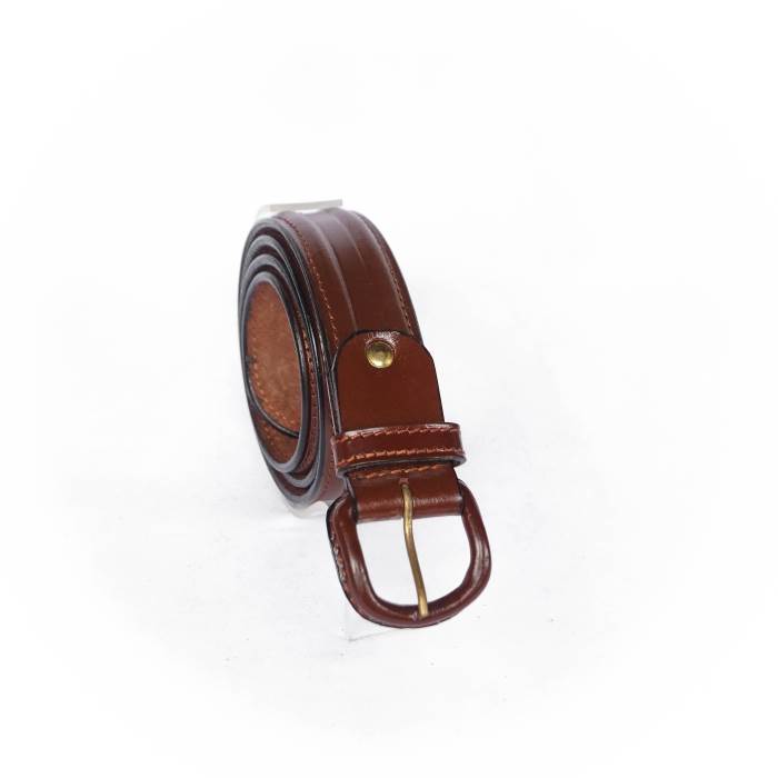 Raja Brand Mens Casual Leather Belt Raja-84 (Tan)